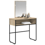 Dressing Table Sonoma Oak 81 x 40 x 131 cm Engineered Wood - Side View