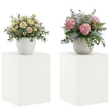 Plant Stand 2 pcs White 30 x 30 x 40 cm Steel