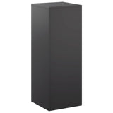 Plant Stand Black 30 x 30 x 80 cm Steel - Front View