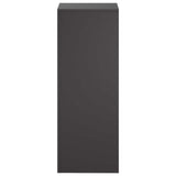 Plant Stand 2 pcs Black 30 x 30 x 80 cm Steel