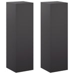 Plant Stand 2 pcs Black 30 x 30 x 100 cm Steel, image 2