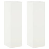 Plant Stand 2 pcs White 30 x 30 x 100 cm Steel