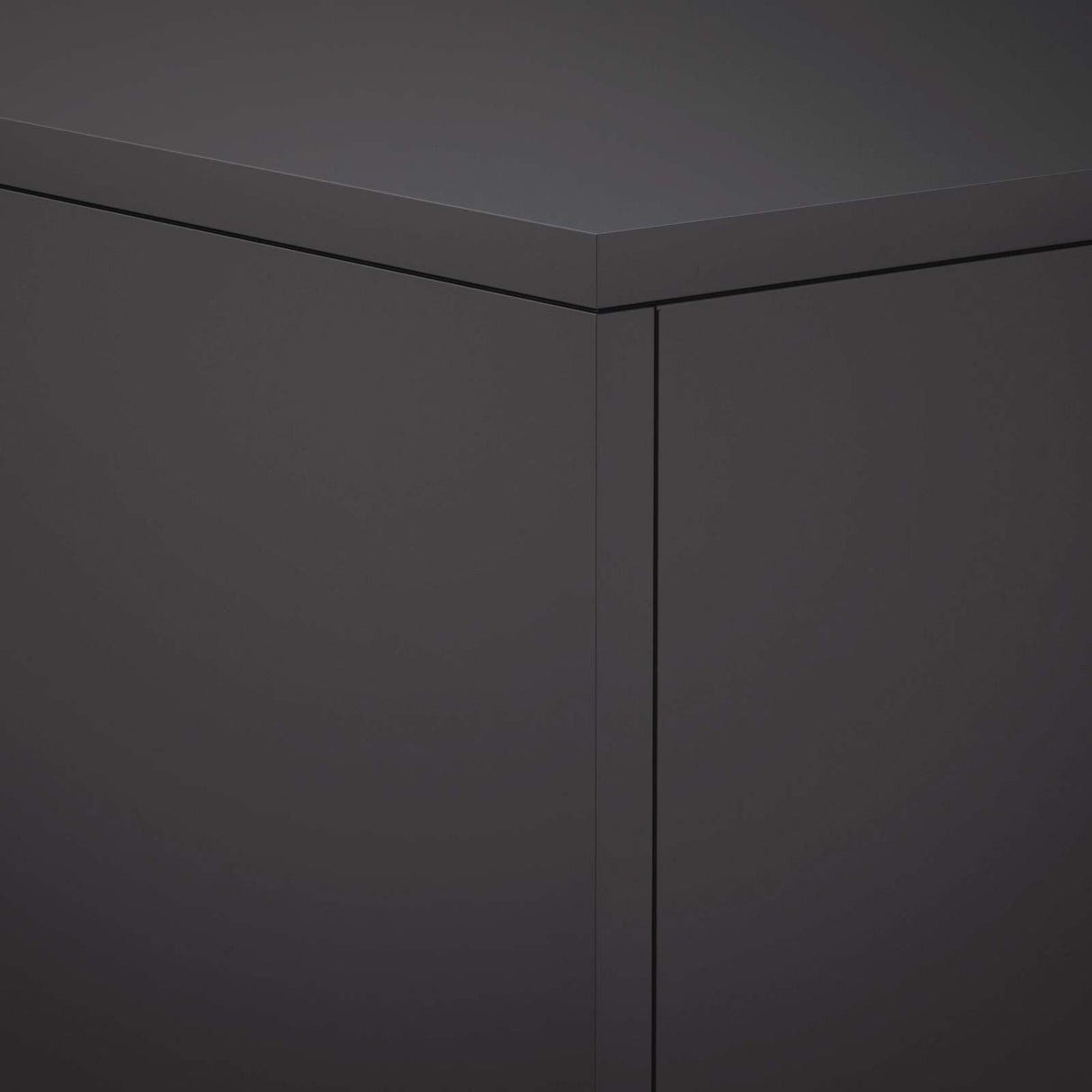 Plant Stand 2 pcs Black 40 x 40 x 40 cm Steel