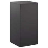 Plant Stand Black 40 x 40 x 80 cm Steel
