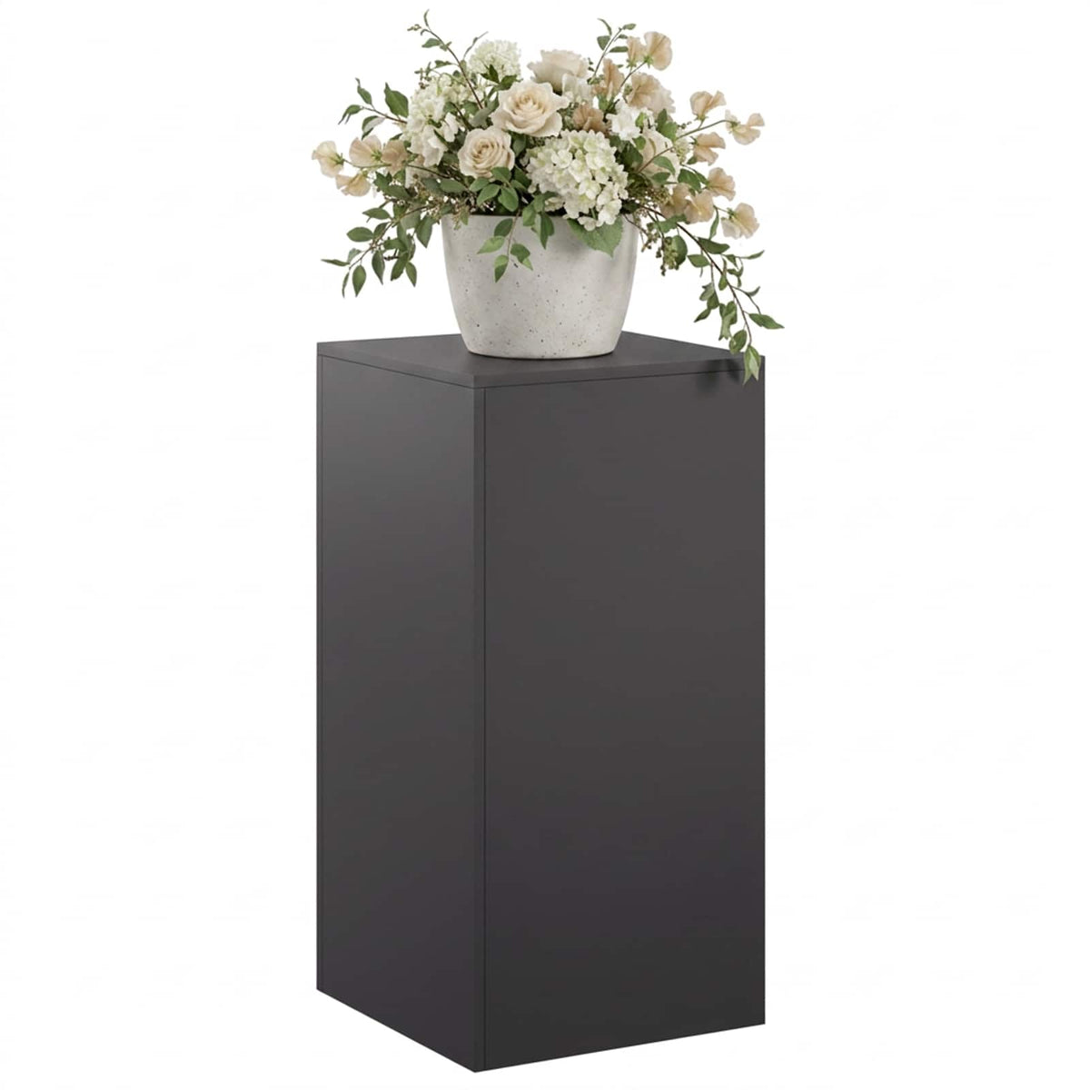 Plant Stand Black 40 x 40 x 80 cm Steel