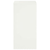 Plant Stand 2 pcs White 40 x 40 x 80 cm Steel - Top-Down View