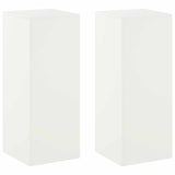 Plant Stand 2 pcs White 40 x 40 x 100 cm Steel