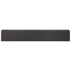 Garden Edging Cover 10 pcs 100 x 10 x 15 cm Steel Black