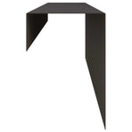 Garden Edging Cover 10 pcs 100 x 10 x 15 cm Steel Black