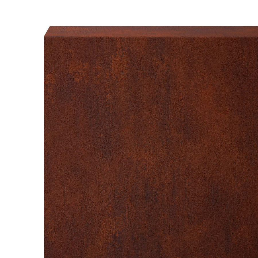 Garden Edging Cover 10 pcs 100 x 10 x 15 cm Weathering Steel