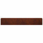 Garden Edging Cover 10 pcs 100 x 10 x 15 cm Weathering Steel