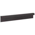 Garden Edging Cover 10 pcs 100 x 6 x 15 cm Steel Black