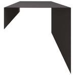 Garden Edging Cover 10 pcs 100 x 15 x 15 cm Steel Black