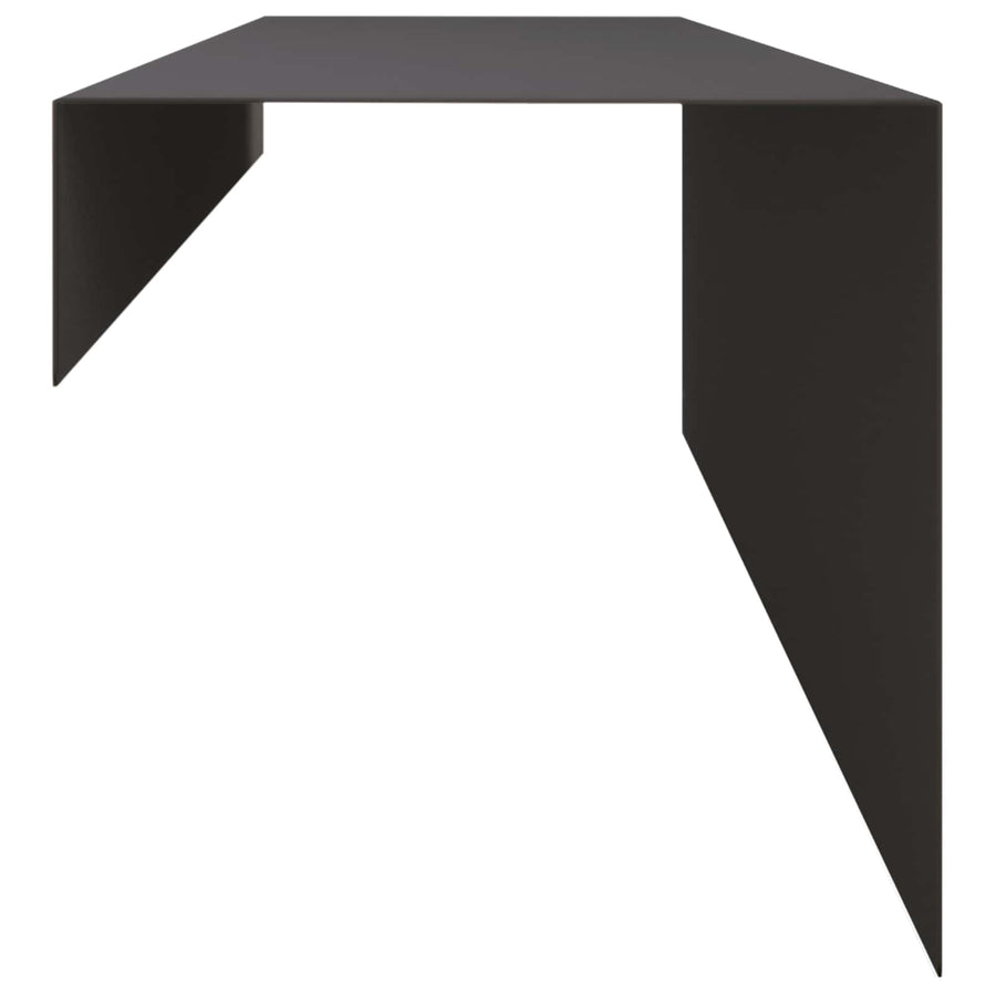 Garden Edging Cover 10 pcs 100 x 15 x 15 cm Steel Black