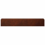 Garden Edging Cover 10 pcs 100 x 15 x 15 cm Weathering Steel