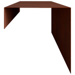 Garden Edging Cover 10 pcs 100 x 15 x 15 cm Weathering Steel