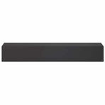 Garden Edging Cover 10 pcs 100 x 20 x 15 cm Steel Black