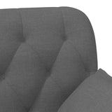 Loveseat with button tufted Dark Grey 111 x 68 x 80 cm Fabric - Rear View
