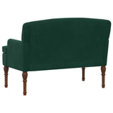 Loveseat with button tufted Dark Green 111 x 65 x 79 cm Velvet