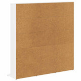 CD Cabinet White 96 x 23.5 x 97.5 cm Engineered Wood - Rear View
