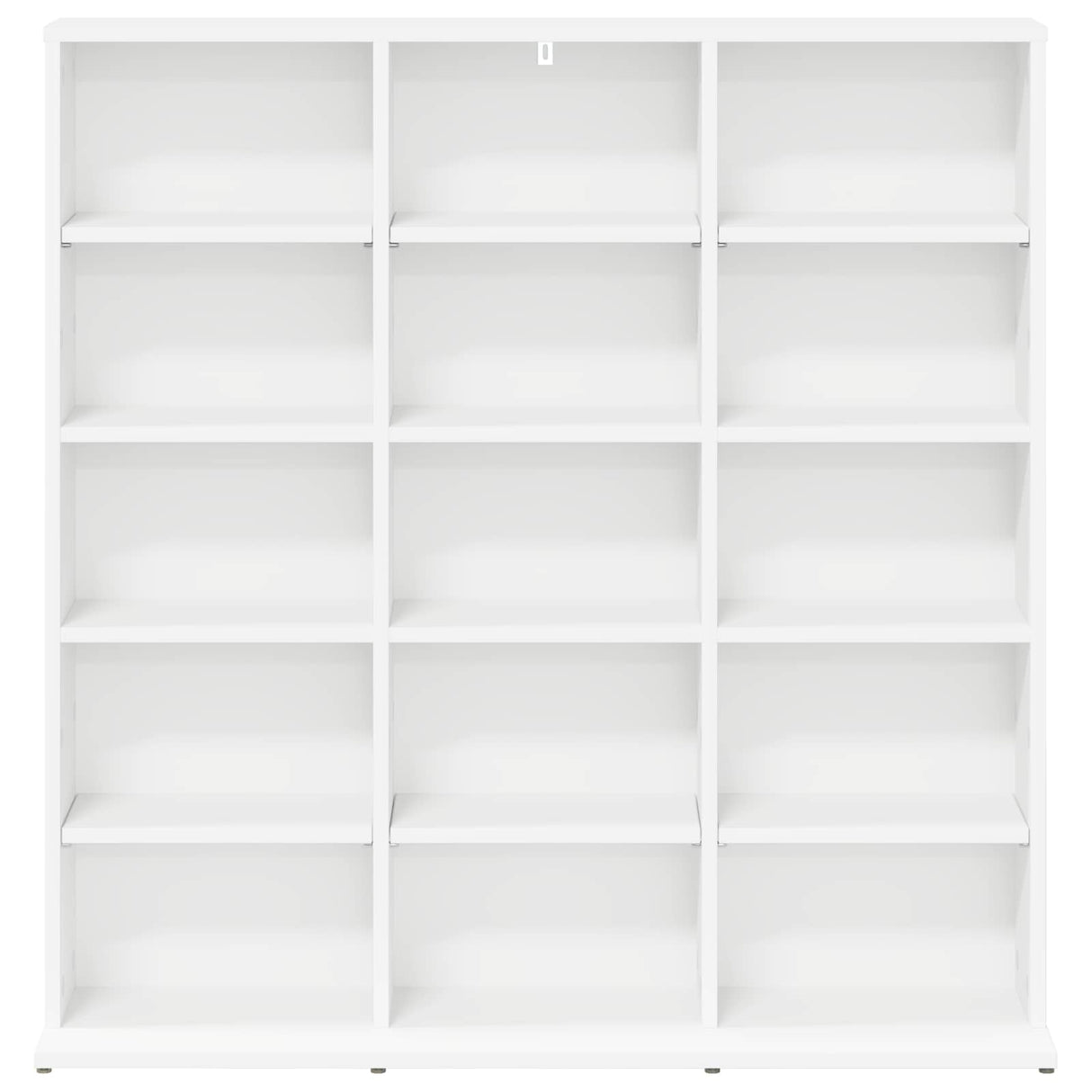 CD Cabinet White 96 x 23.5 x 97.5 cm Engineered Wood