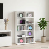 CD Cabinet White 65 x 23.5 x 97.5 cm Engineered Wood