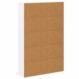 CD Cabinet White 65 x 23.5 x 97.5 cm Engineered Wood