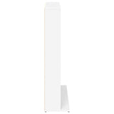 CD Cabinet White 65 x 23.5 x 97.5 cm Engineered Wood - Rear View