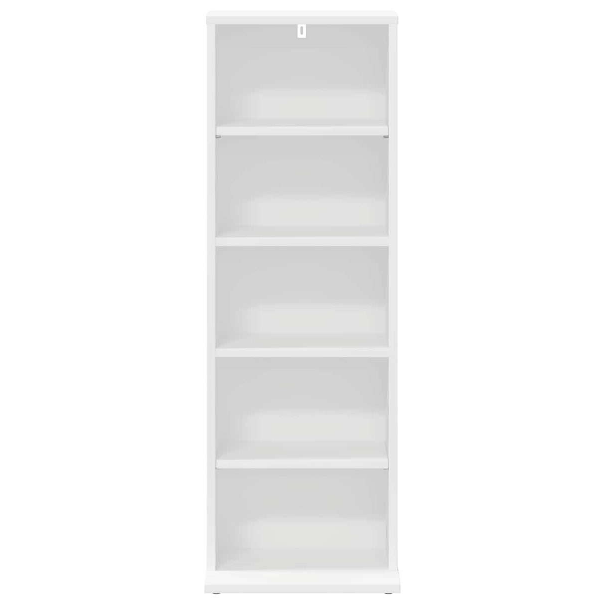 CD Cabinet White 33 x 23.5 x 97.5 cm Engineered Wood