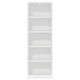 CD Cabinet White 33 x 23.5 x 97.5 cm Engineered Wood - Top-Down View