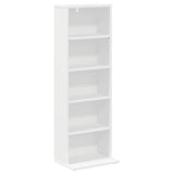 CD Cabinet 2 pcs White 33 x 23.5 x 97.5 cm Engineered Wood