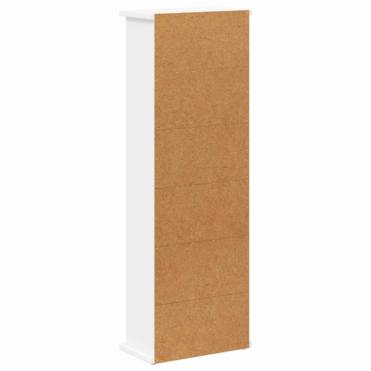 CD Cabinet White 60 x 17 x 92 cm Engineered Wood