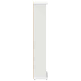 CD Cabinet White 60 x 17 x 92 cm Engineered Wood - 45-Degree Angle