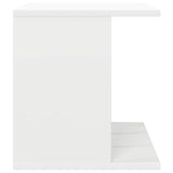 Vinyl Record Storage White 42 x 33 x 36 cm Engineered Wood - 45-Degree Angle