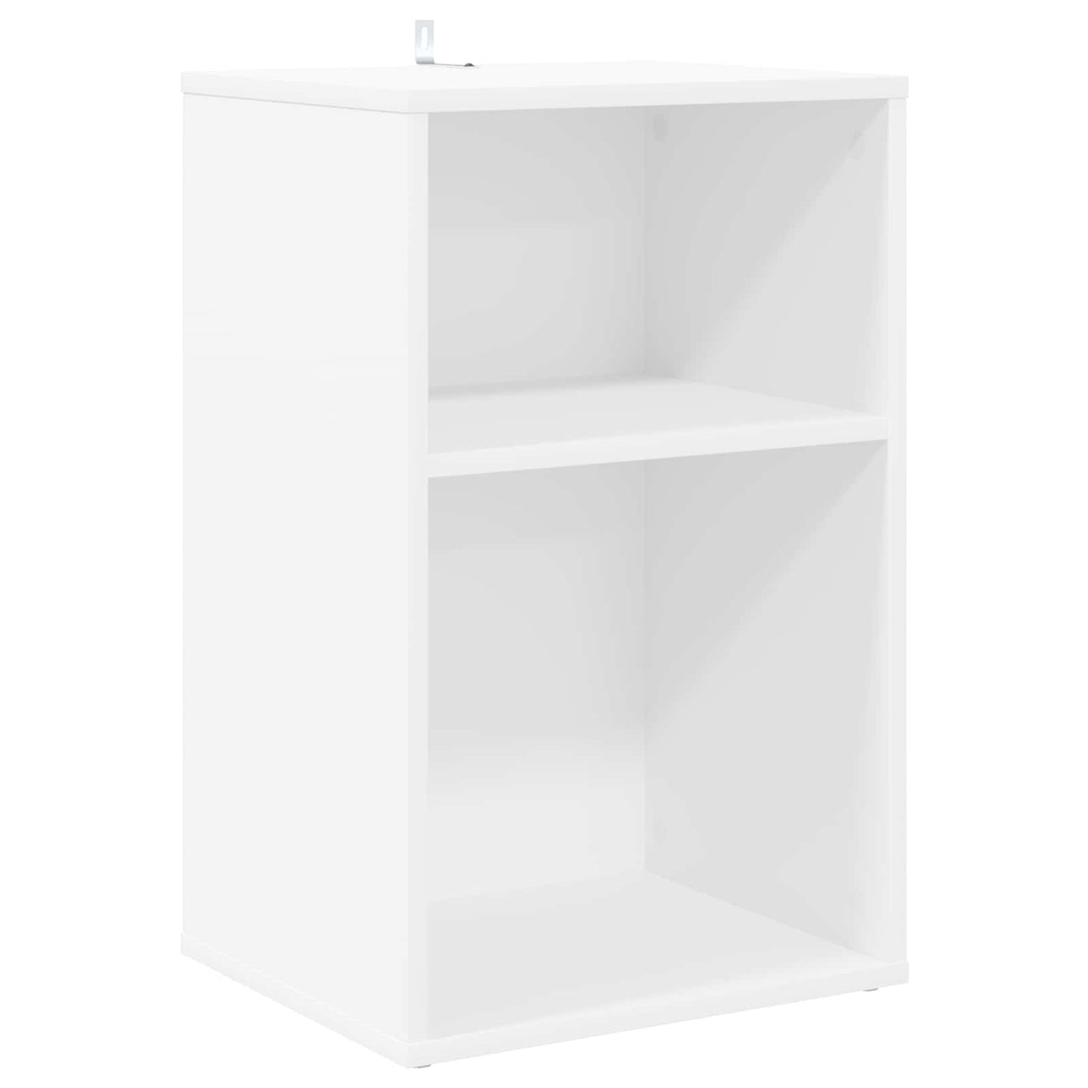 Record Cabinet White 38 x 33 x 61 cm Engineered Wood