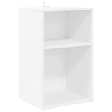 Record Cabinet White 38 x 33 x 61 cm Engineered Wood