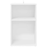 Record Cabinet White 38 x 33 x 61 cm Engineered Wood - Top-Down View