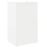 Record Cabinet White 44.5 x 36.5 x 74.5 cm Engineered Wood