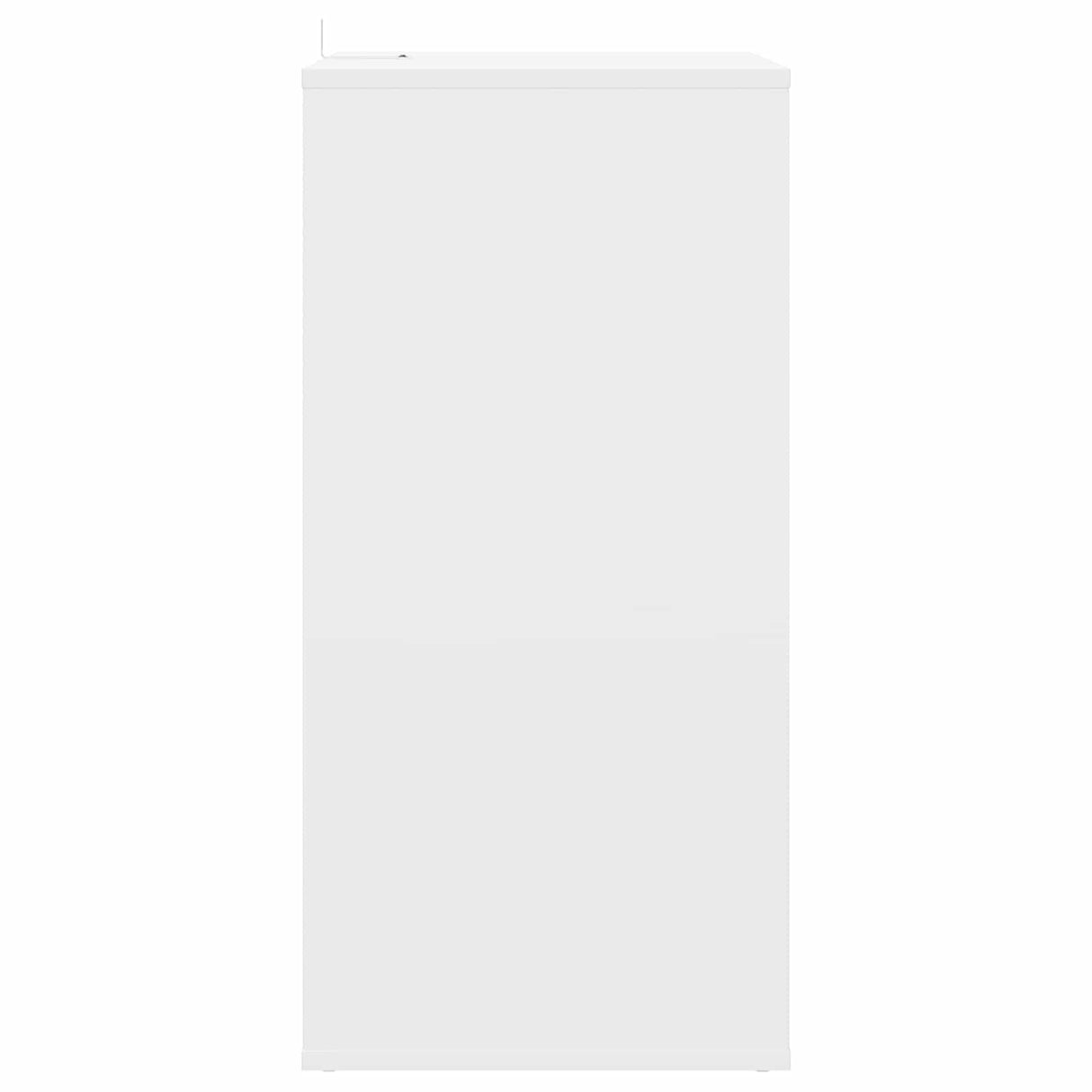 Record Cabinet White 44.5 x 36.5 x 74.5 cm Engineered Wood