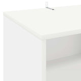 Turntable Stand White 47 x 39.5 x 74.5 cm Engineered Wood