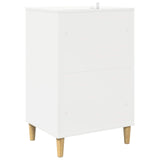 Turntable Stand White 47 x 39.5 x 74.5 cm Engineered Wood - Rear View