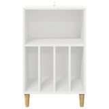 Turntable Stand White 47 x 39.5 x 74.5 cm Engineered Wood