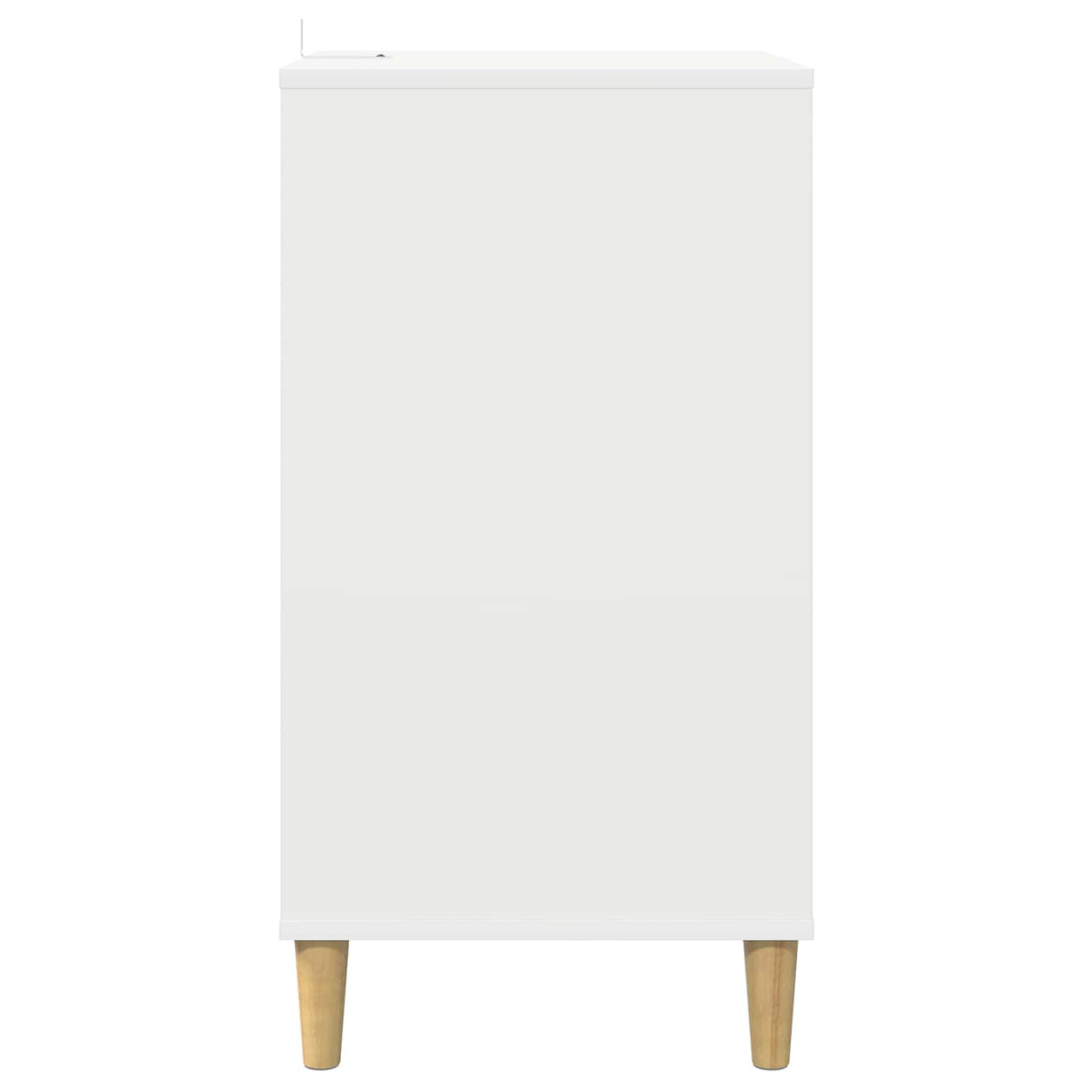 Turntable Stand White 47 x 39.5 x 74.5 cm Engineered Wood