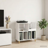 Record Player Stand White 82 x 39.5 x 82.5 cm Engineered Wood