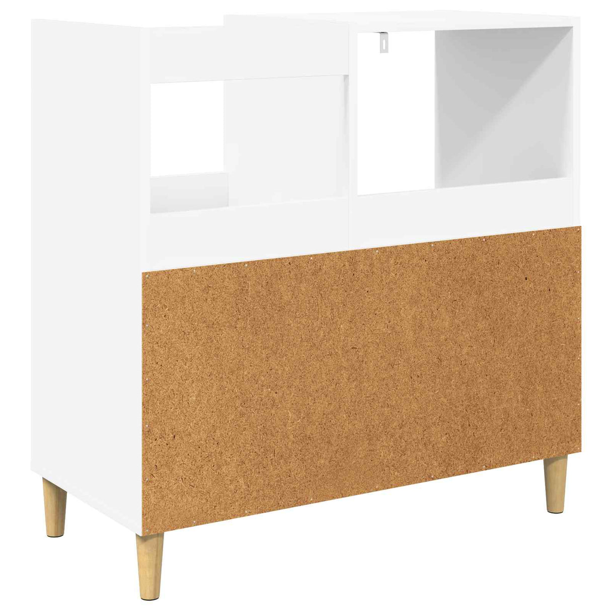 Record Player Stand White 82 x 39.5 x 82.5 cm Engineered Wood