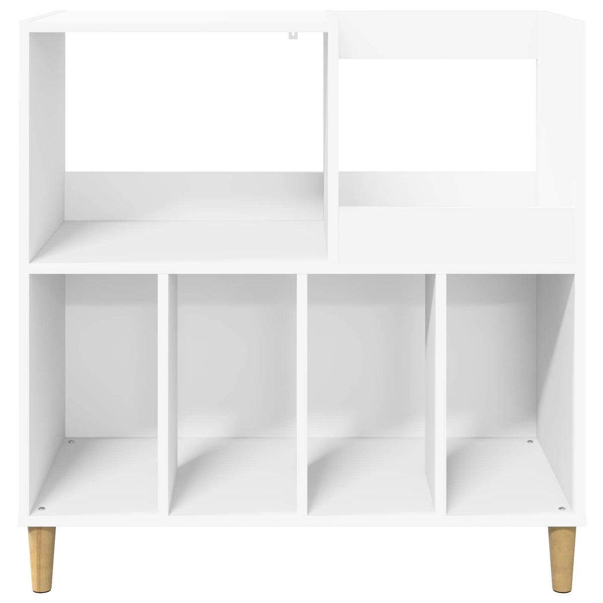 Record Player Stand White 82 x 39.5 x 82.5 cm Engineered Wood