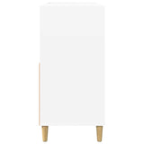 Record Player Stand White 82 x 39.5 x 82.5 cm Engineered Wood