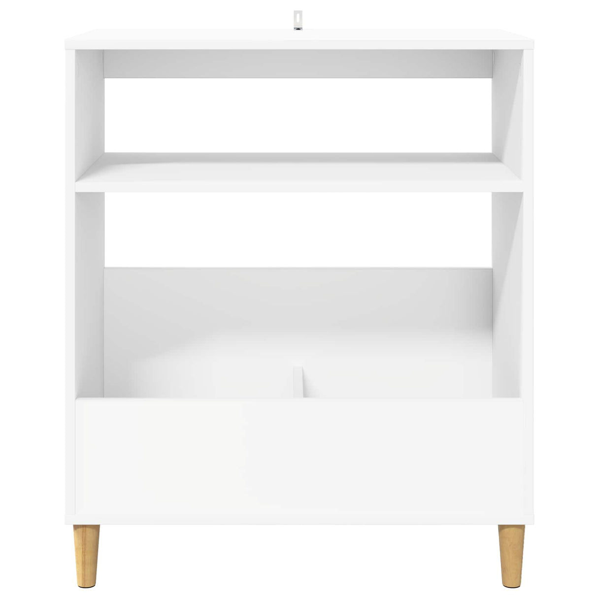 Record Player Stand White 71 x 39.5 x 83 cm Engineered Wood