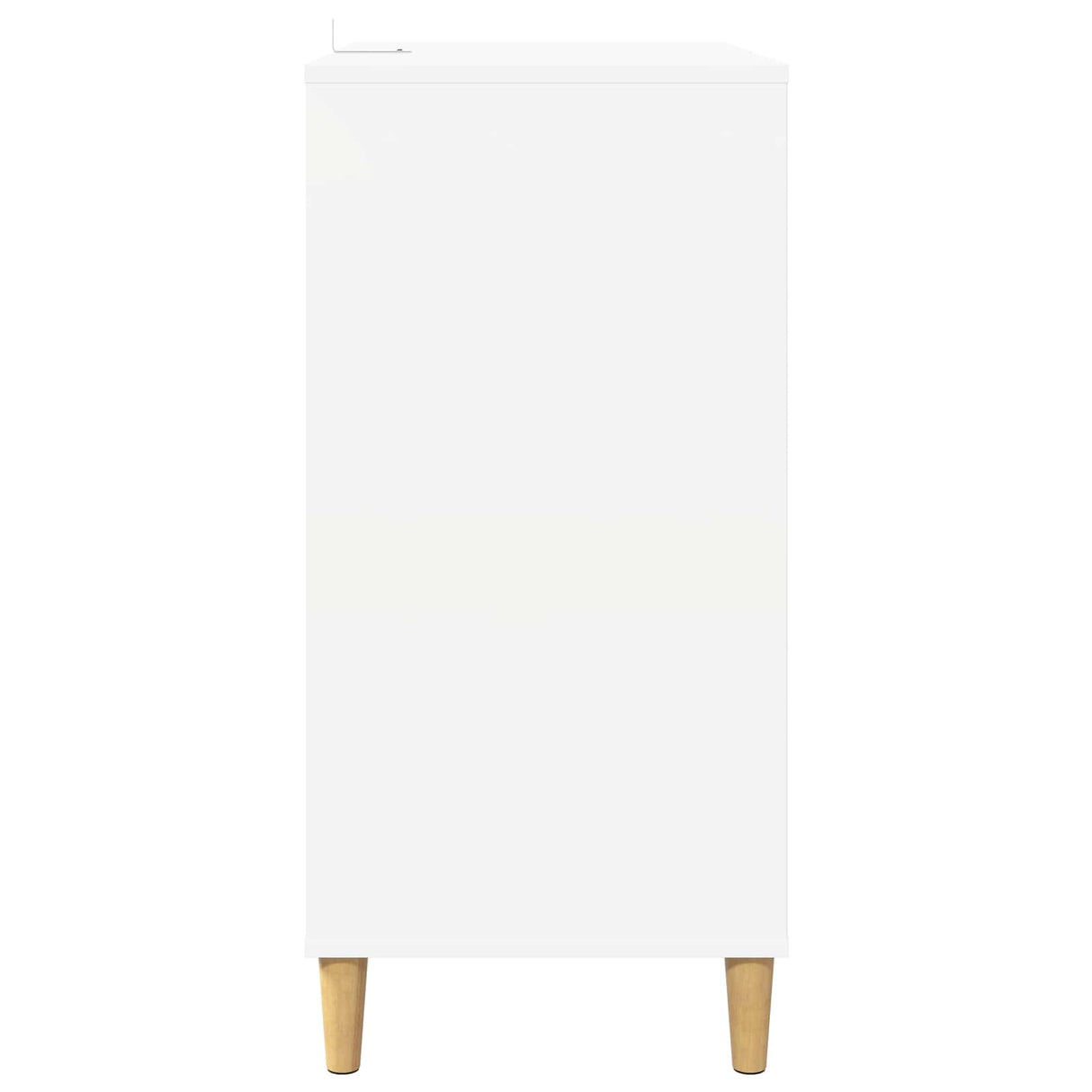 Record Player Stand White 71 x 39.5 x 83 cm Engineered Wood