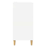 Record Player Stand White 71 x 39.5 x 83 cm Engineered Wood